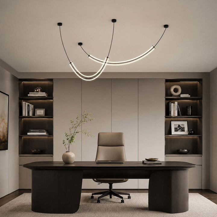 Vionna Linear Chandelier - Contemporary Acrylic Art Decor Light | Vinlighting
