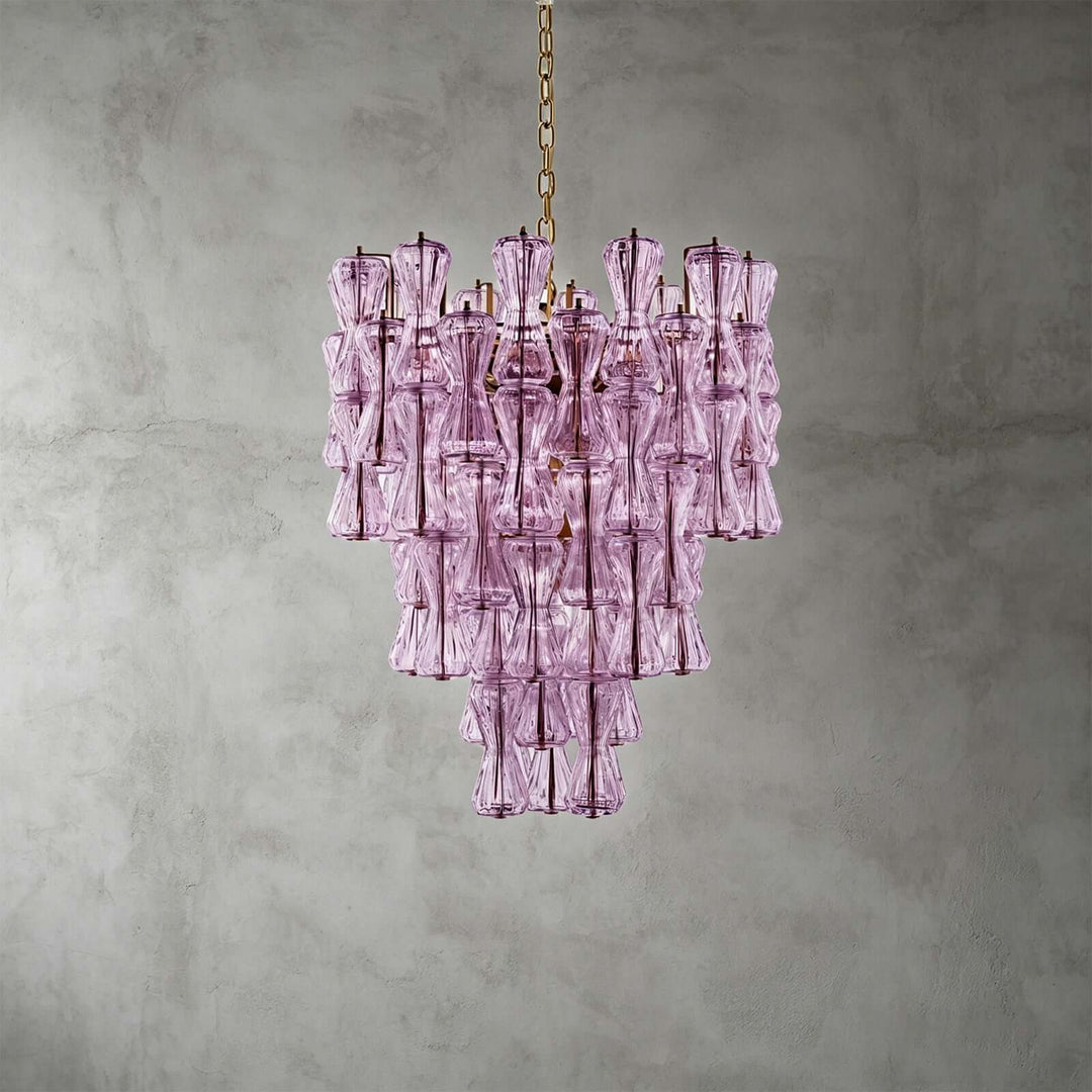 Virello Chandelier – Modern Glass Chandelier for Dining Room