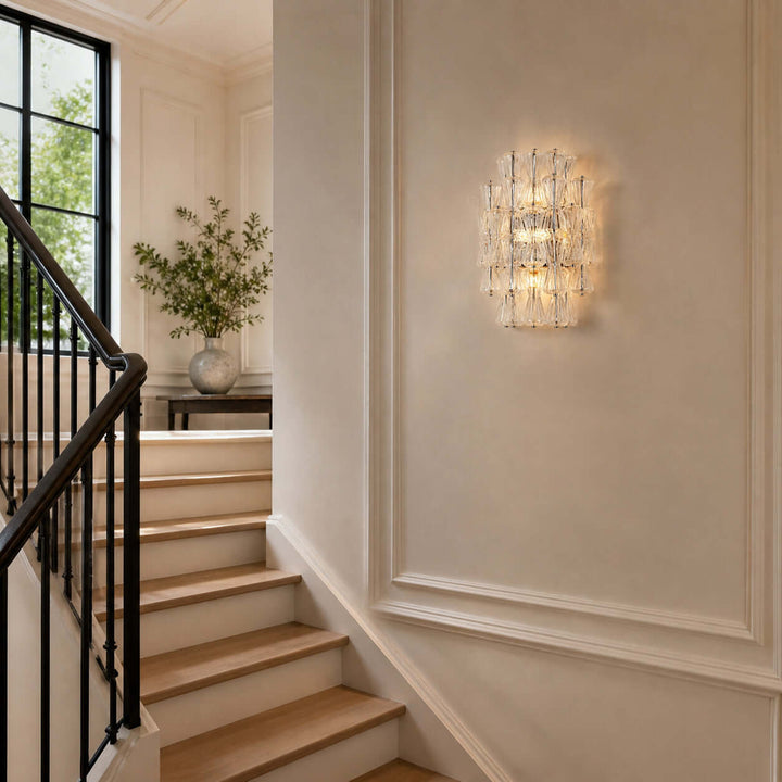 Virello Wall Sconce - Murano Glass Wall Sconce for Bedroom and Hallway
