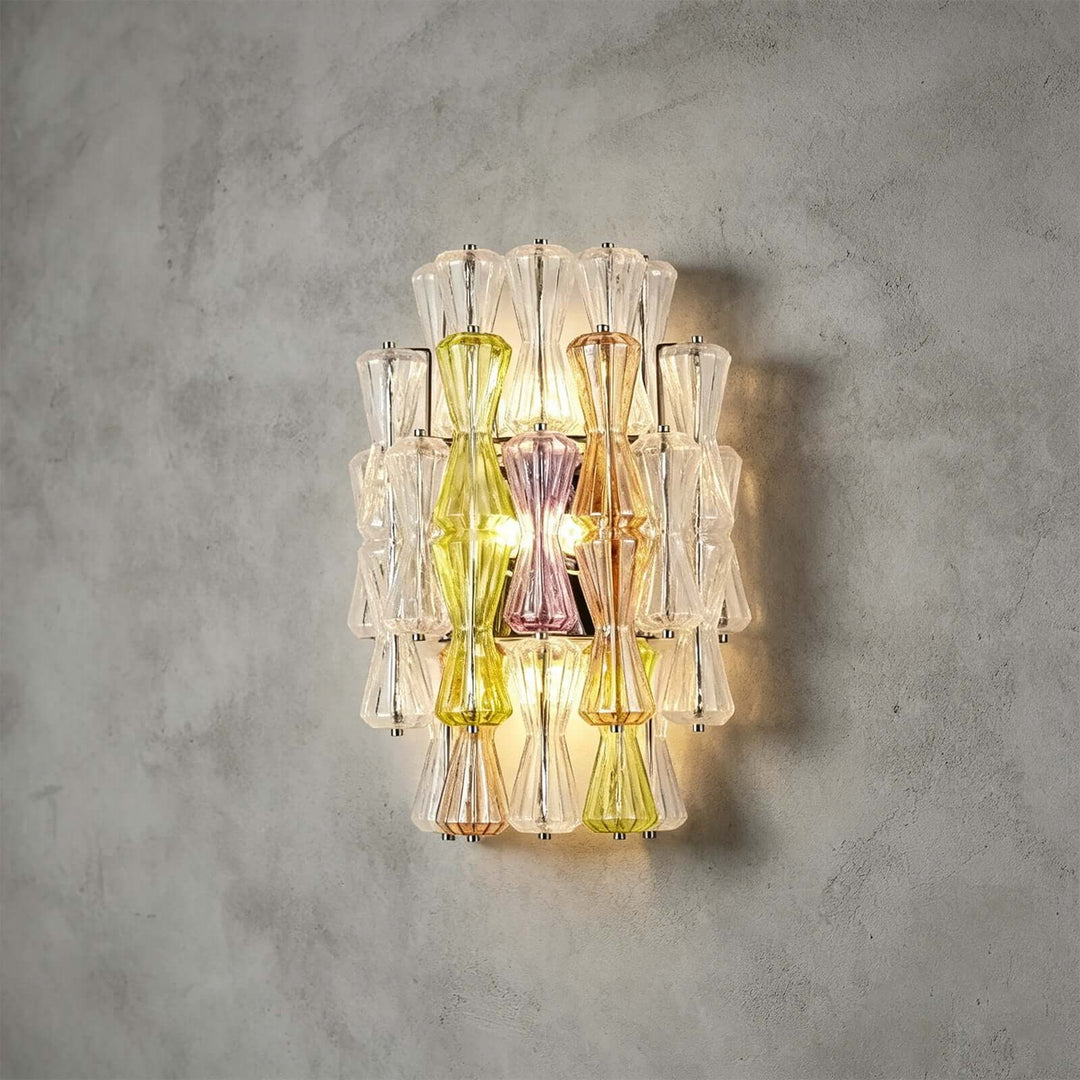 Virello Wall Sconce - Murano Glass Wall Sconce for Bedroom and Hallway
