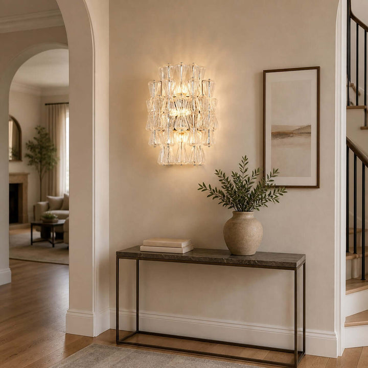 Virello Wall Sconce - Murano Glass Wall Sconce for Bedroom and Hallway