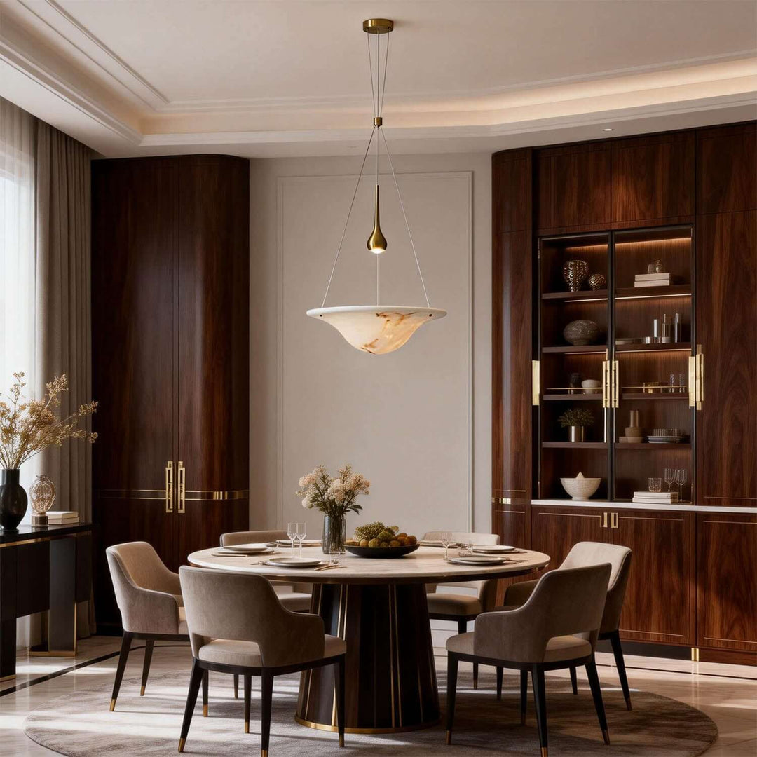 Viroza Chandelier - Stylish Resin Dining Area Lighting