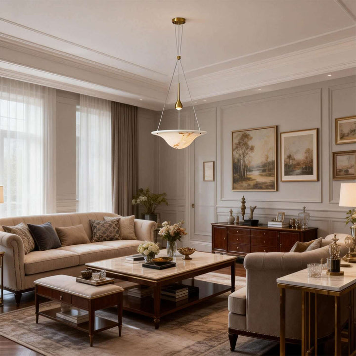 Viroza Chandelier - Stylish Resin Dining Area Lighting