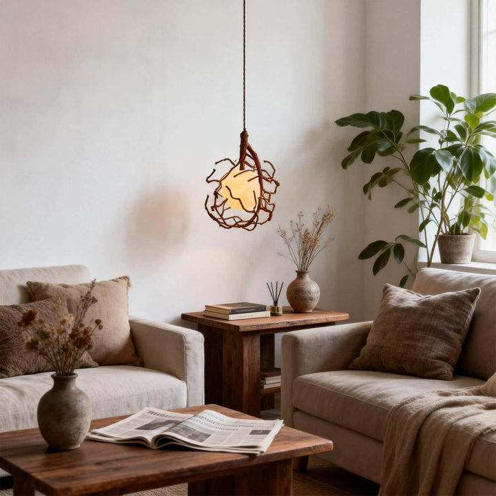 Vlorix Pendant Light - Vintage Wabi-Sabi Tree Trunk Design