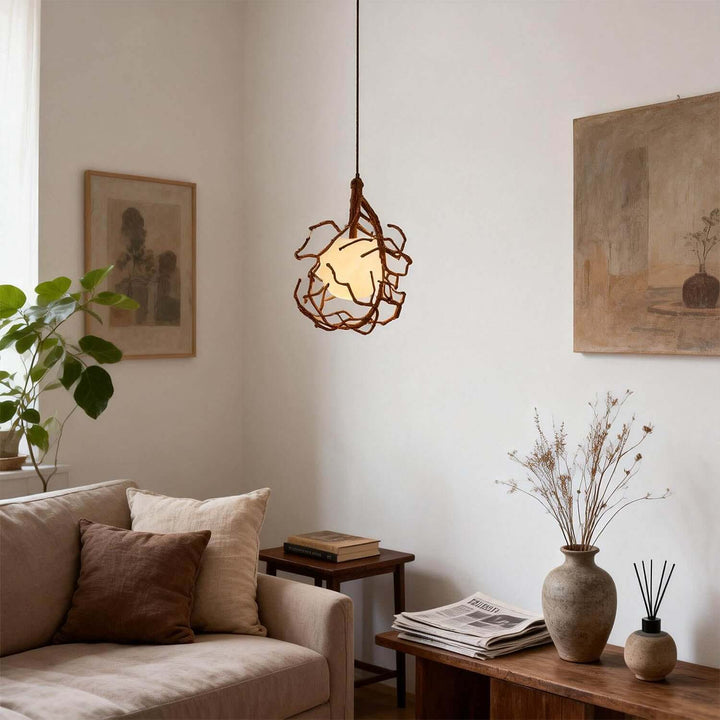 Vlorix Pendant Light - Vintage Wabi-Sabi Tree Trunk Design
