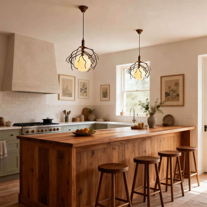 Vlorix Pendant Light - Vintage Wabi-Sabi Tree Trunk Design