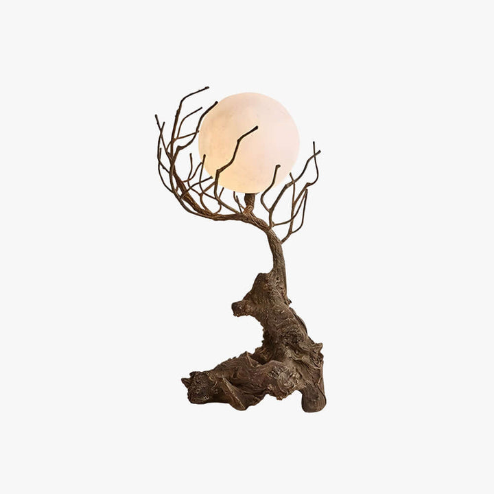 Vlorix Table Lamp - Wabi-Sabi Tree Trunk Resin Design