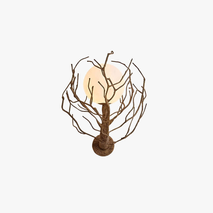 Vlorix Wall Light - Wabi-Sabi Tree Trunk Resin Design