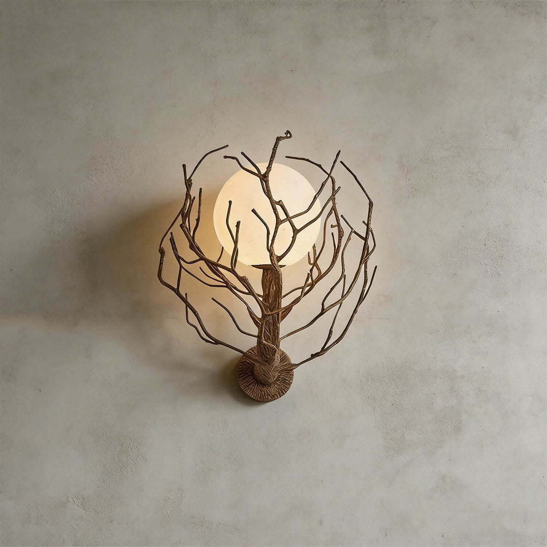 Vlorix Wall Light - Wabi-Sabi Tree Trunk Resin Design