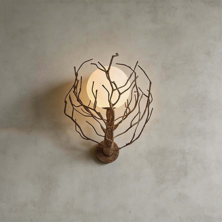 Vlorix Wall Light - Wabi-Sabi Tree Trunk Resin Design