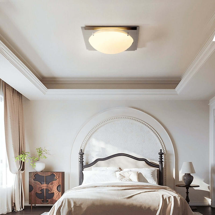 Vorela Ceiling Light – Simple and Luxurious Glass Bedroom Lamp