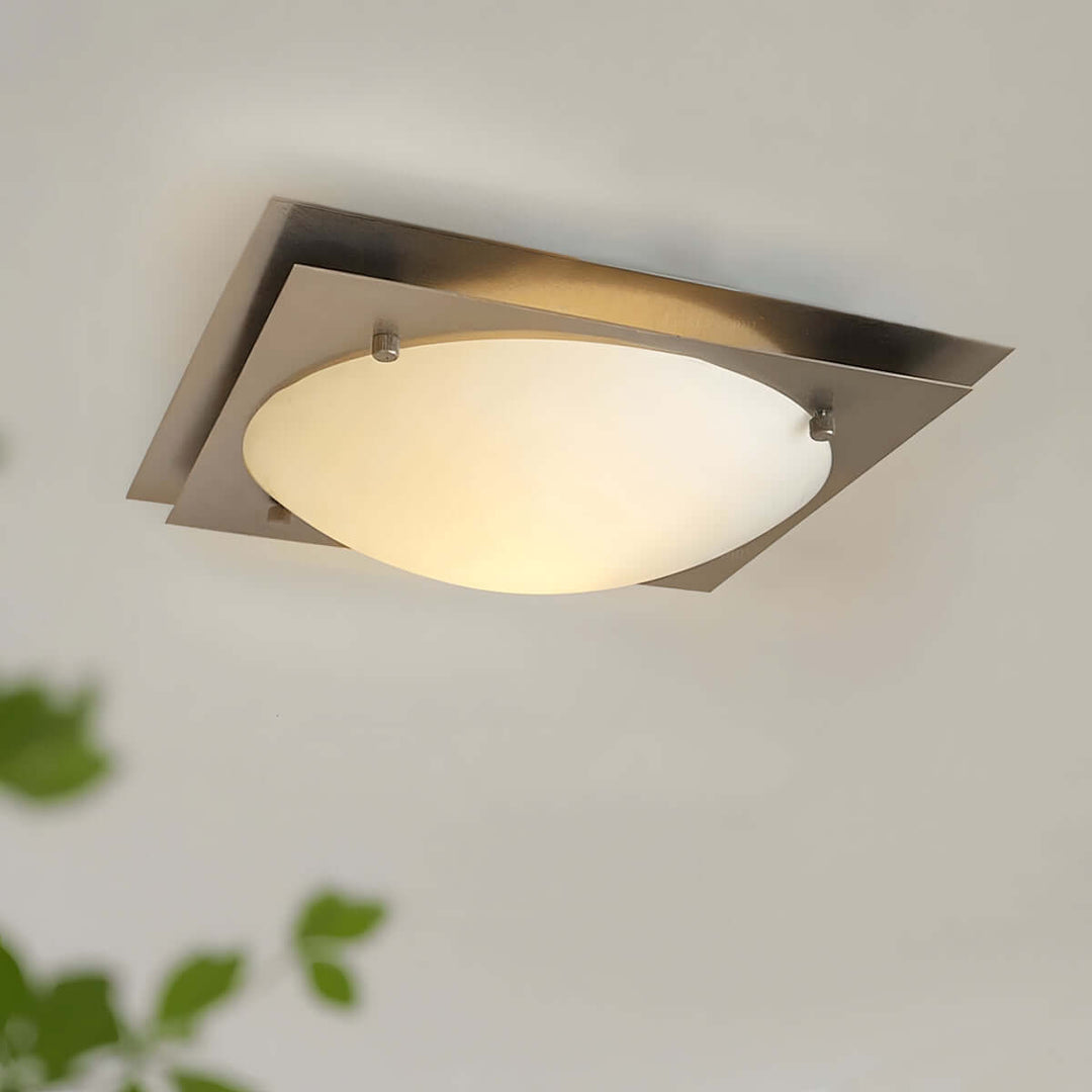 Vorela Ceiling Light – Simple and Luxurious Glass Bedroom Lamp