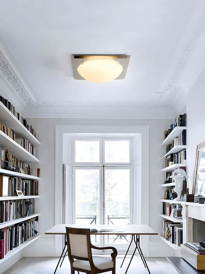 Vorela Ceiling Light – Simple and Luxurious Glass Bedroom Lamp