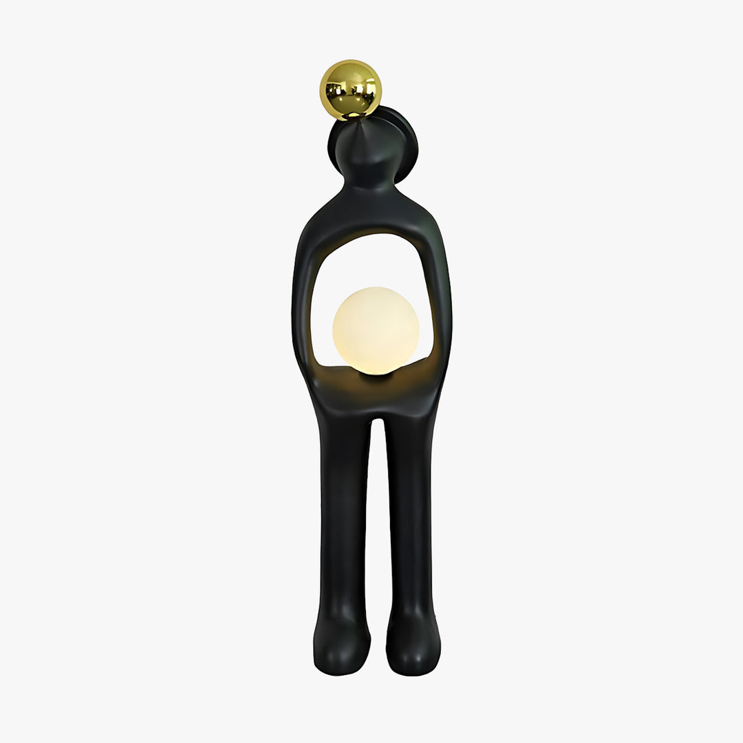Voreli Resin Floor Lamp – Artistic Modern Resin Light