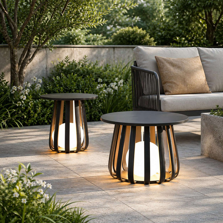 Voreli Floor Lamp - Modern Coffee Table Solar Floor Lamp