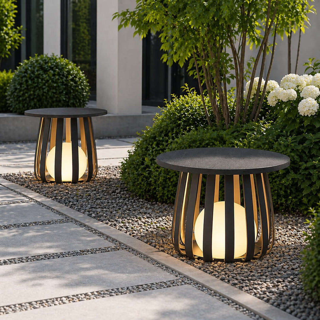 Voreli Floor Lamp - Modern Coffee Table Solar Floor Lamp