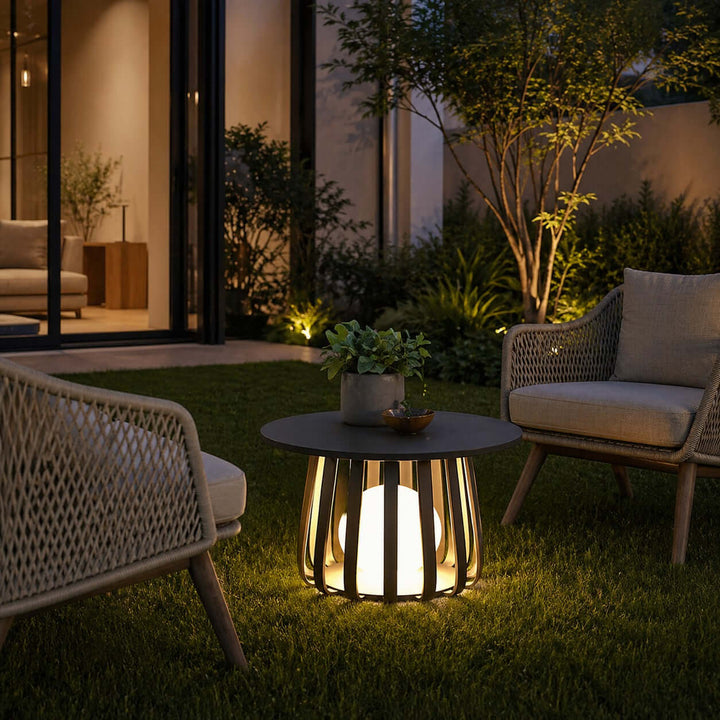 Voreli Floor Lamp - Modern Coffee Table Solar Floor Lamp