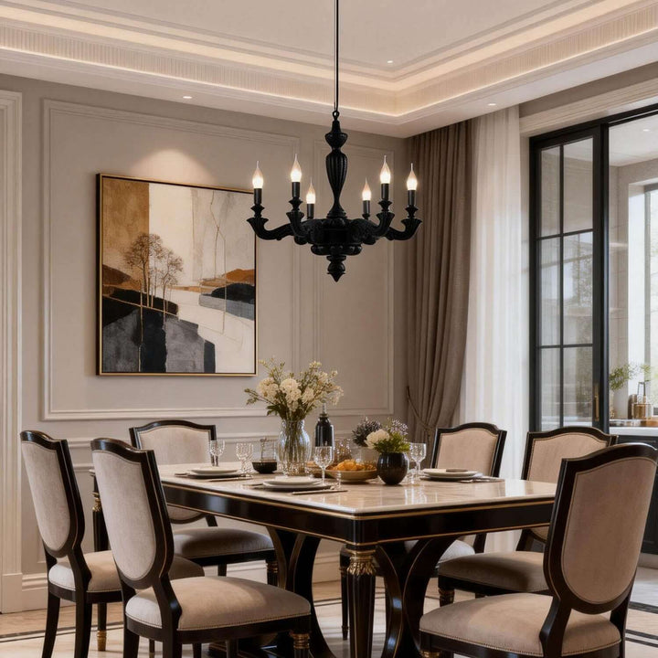 Vornaxa Chandelier – Nordic Resin Dining Room Chandelier