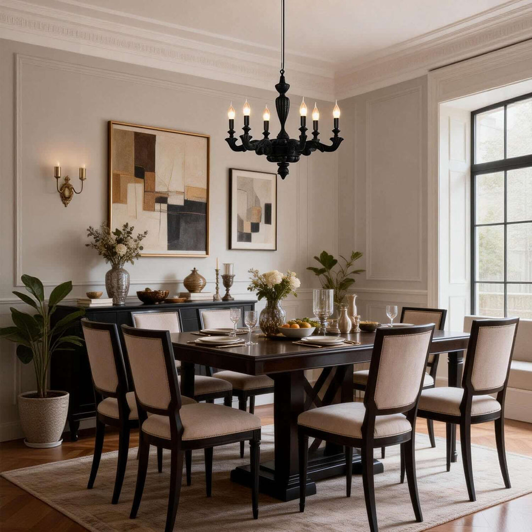 Vornaxa Chandelier – Nordic Resin Dining Room Chandelier