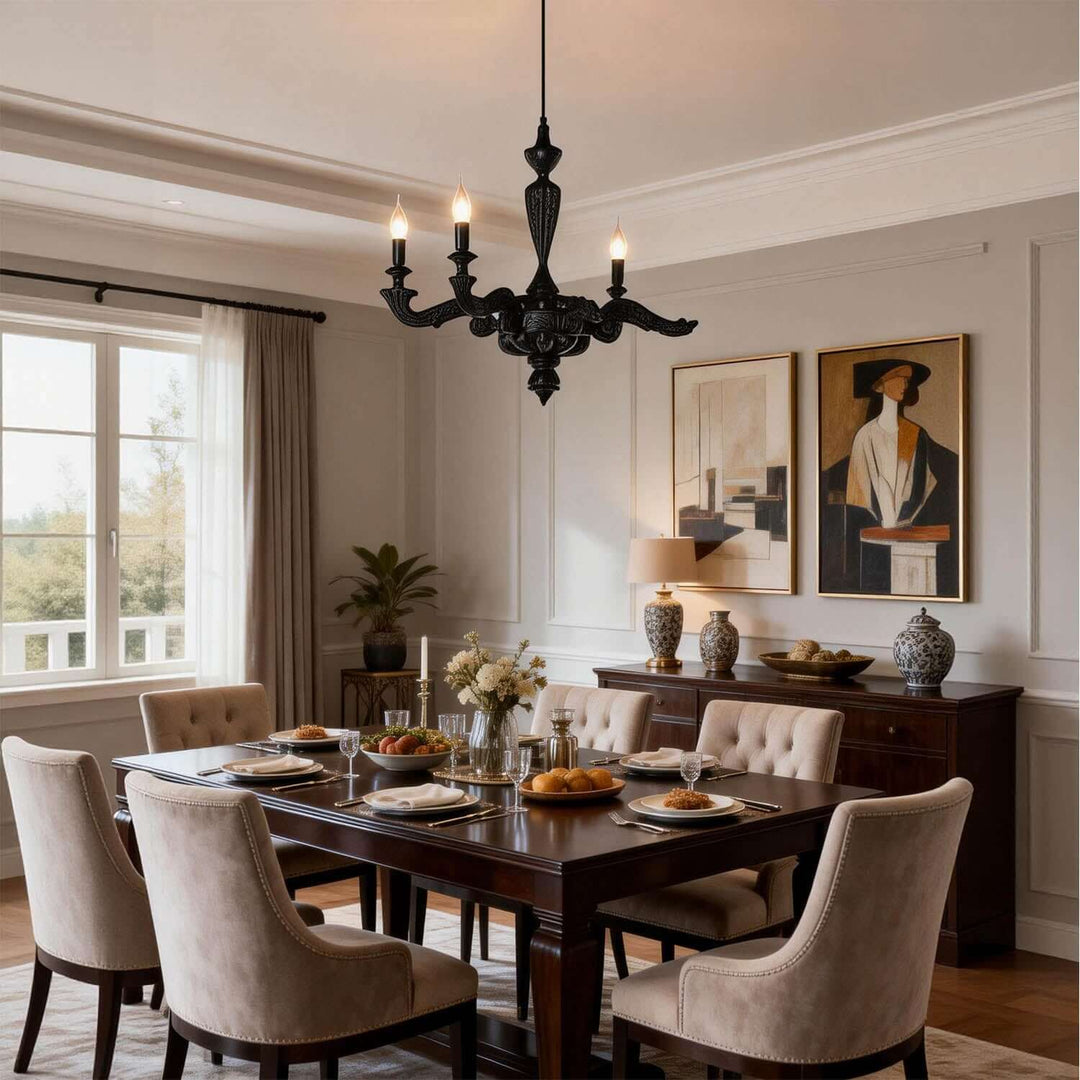 Vornaxa Chandelier – Nordic Resin Dining Room Chandelier