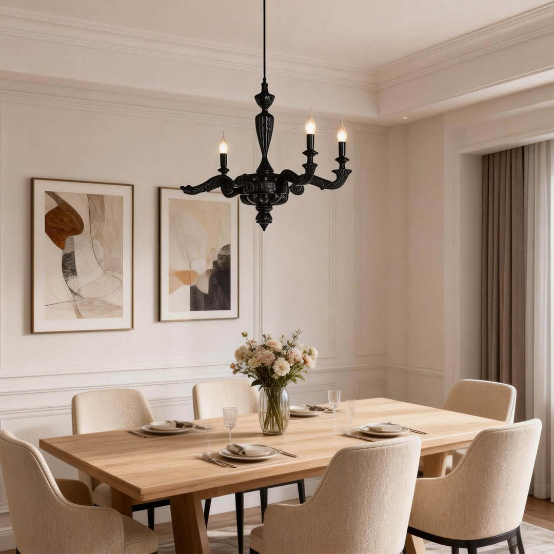 Vornaxa Chandelier – Nordic Resin Dining Room Chandelier