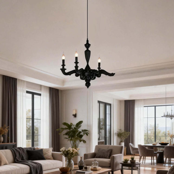 Vornaxa Chandelier – Nordic Resin Dining Room Chandelier