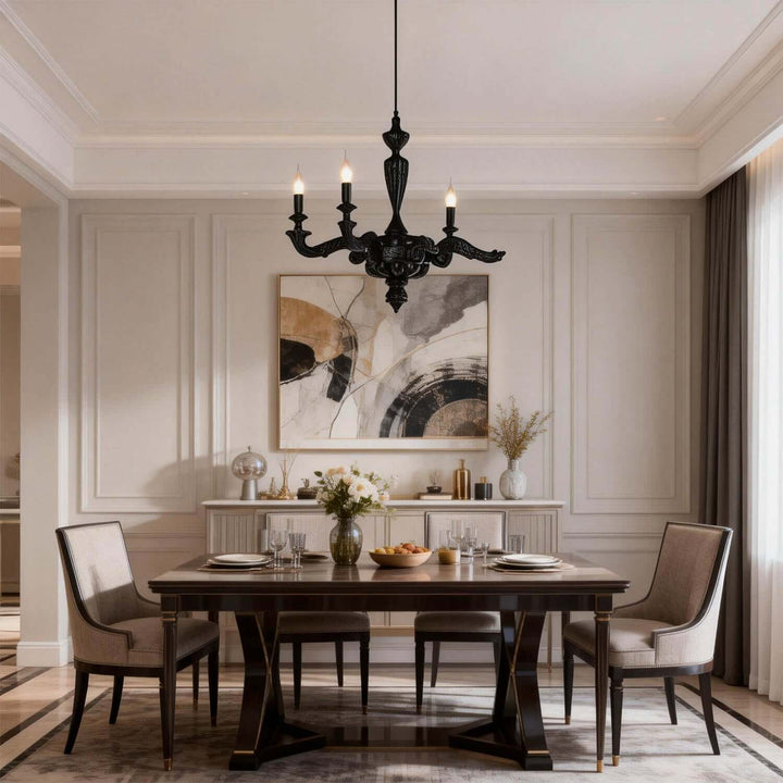 Vornaxa Chandelier – Nordic Resin Dining Room Chandelier