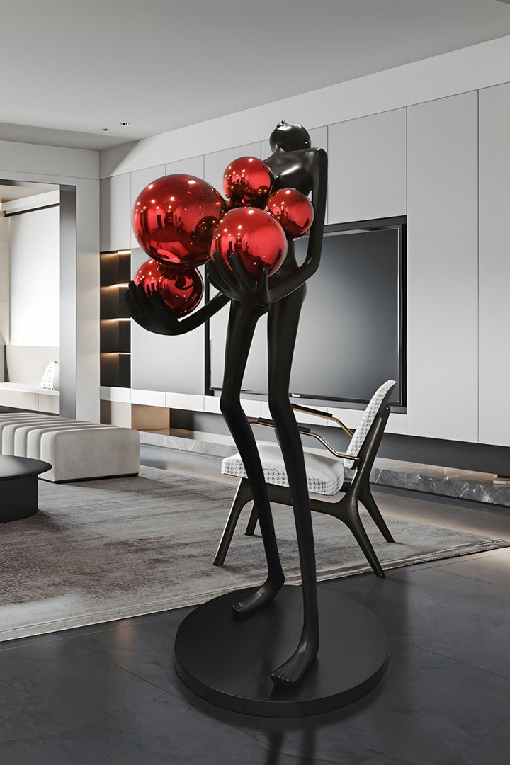 Vornix Floor Lamp – Modern Resin Art Decoration