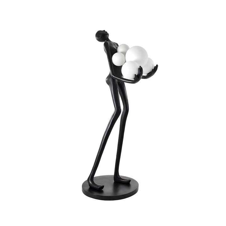 Vornix Floor Lamp – Modern Resin Art Decoration