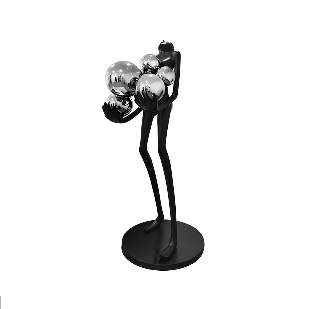 Vornix Floor Lamp – Modern Resin Art Decoration