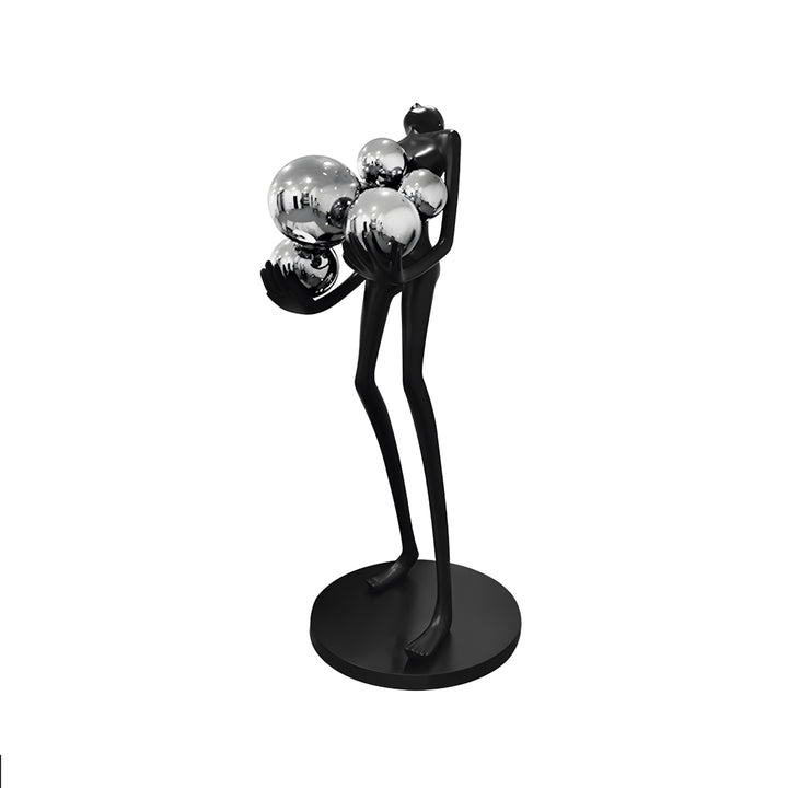 Vornix Floor Lamp – Modern Resin Art Decoration