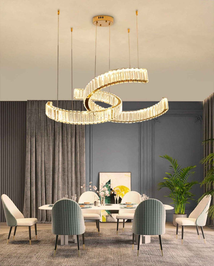 Vortex Chandelier – Gold & Crystal Elegance for Timeless Luxury | Vinlighting | Vinlighting