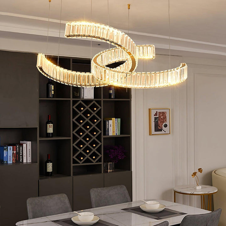Vortex Chandelier – Gold & Crystal Elegance for Timeless Luxury | Vinlighting | Vinlighting