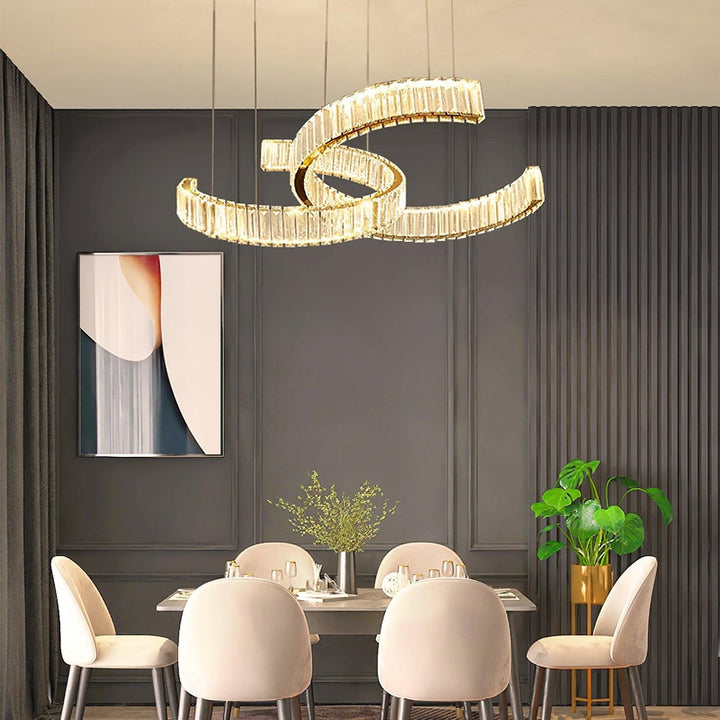 Vortex Chandelier – Gold & Crystal Elegance for Timeless Luxury | Vinlighting | Vinlighting