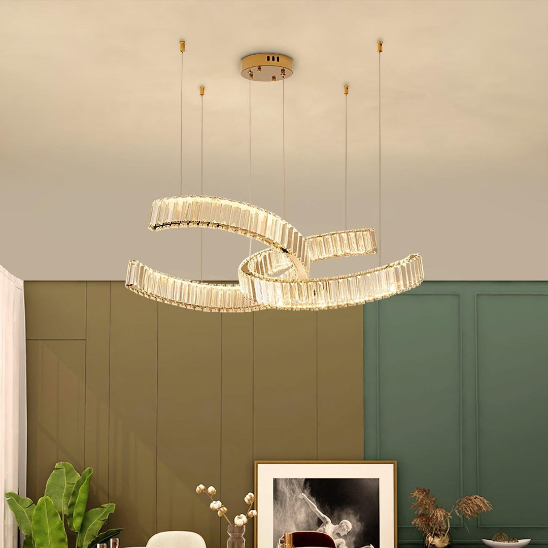 Vortex Chandelier – Gold & Crystal Elegance for Timeless Luxury | Vinlighting | Vinlighting