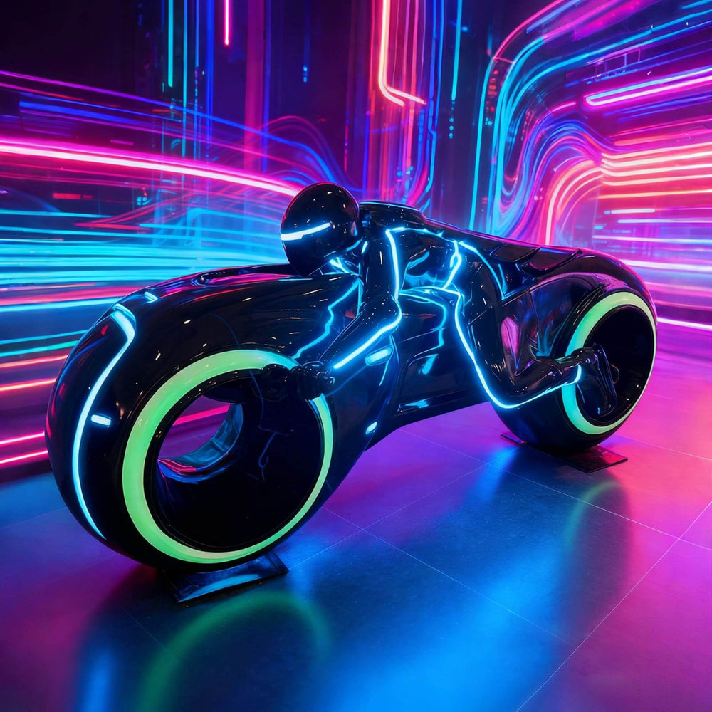 Vortix Art Deco Floor Lamp – Resin Sculpture for Living Room