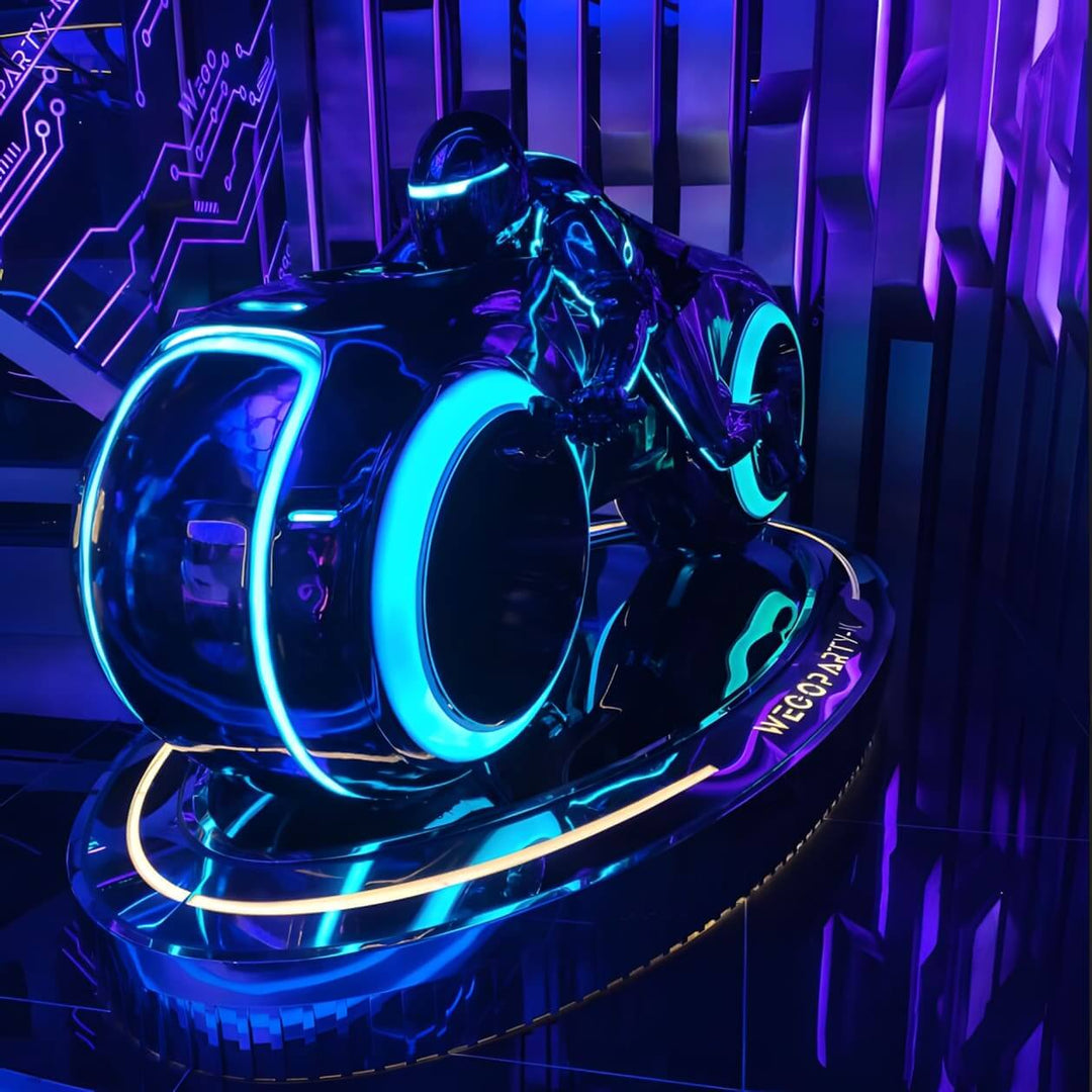 Vortix Art Deco Floor Lamp – Resin Sculpture for Living Room