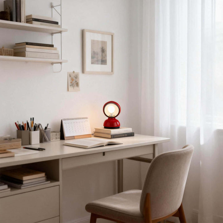 Vortlix Table Lamp – Modern Minimalist Rotating Reading Lamp