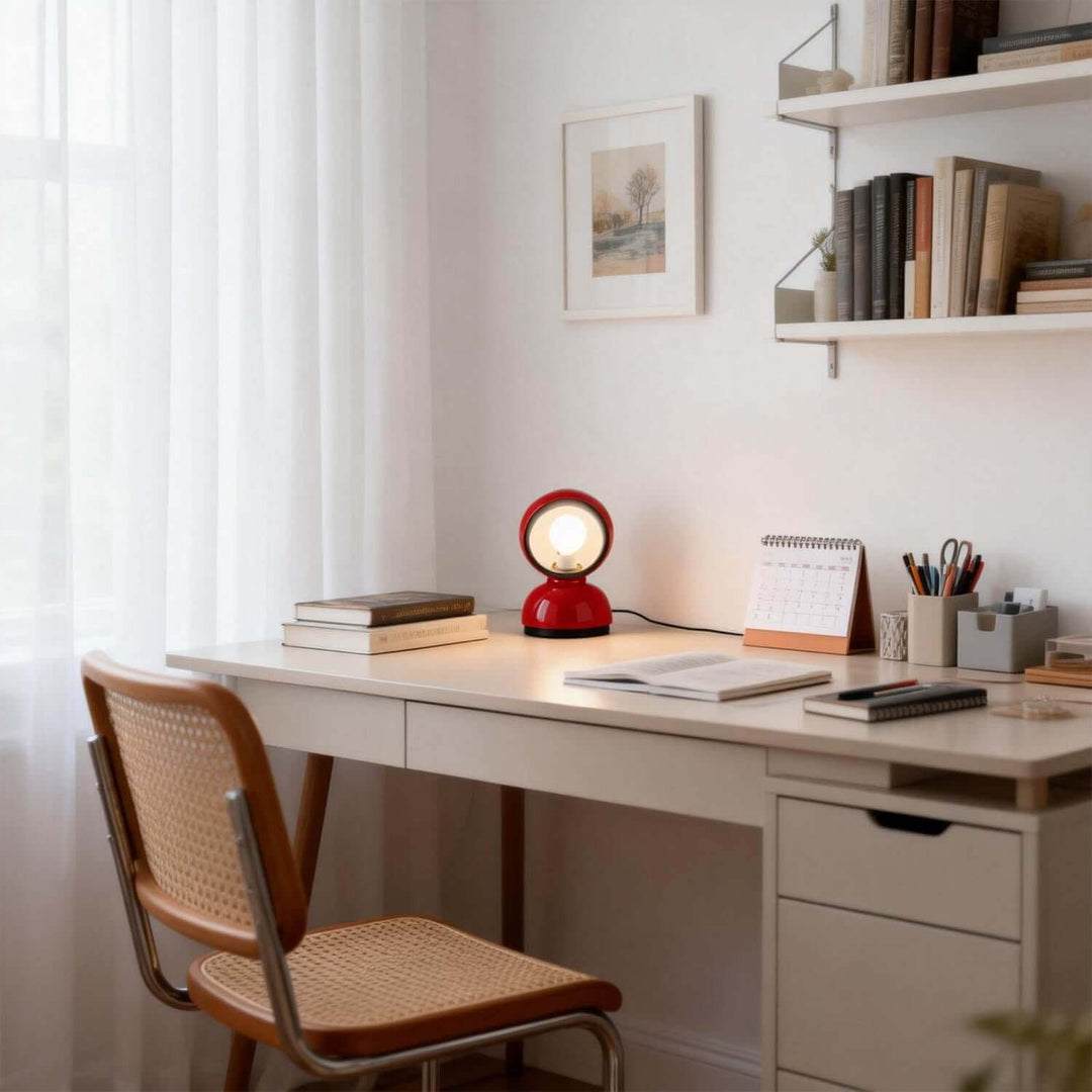 Vortlix Table Lamp – Modern Minimalist Rotating Reading Lamp