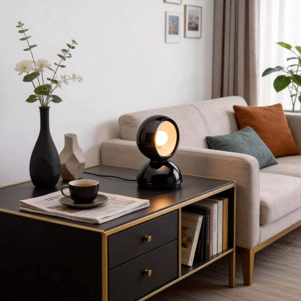 Vortlix Table Lamp – Modern Minimalist Rotating Reading Lamp