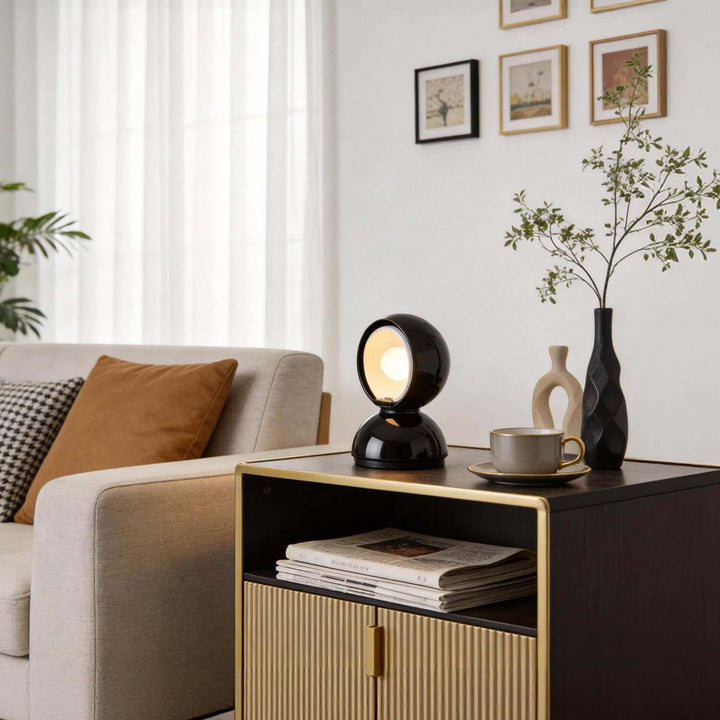 Vortlix Table Lamp – Modern Minimalist Rotating Reading Lamp