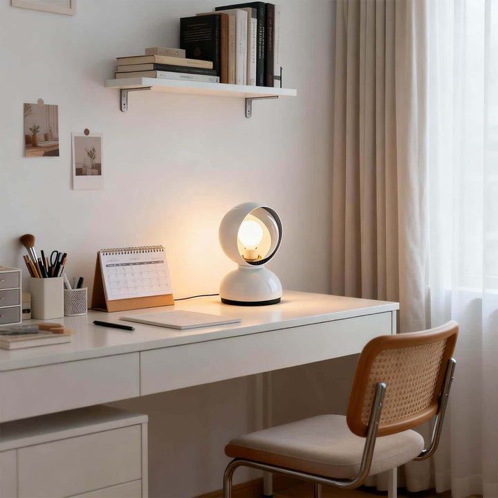 Vortlix Table Lamp – Modern Minimalist Rotating Reading Lamp