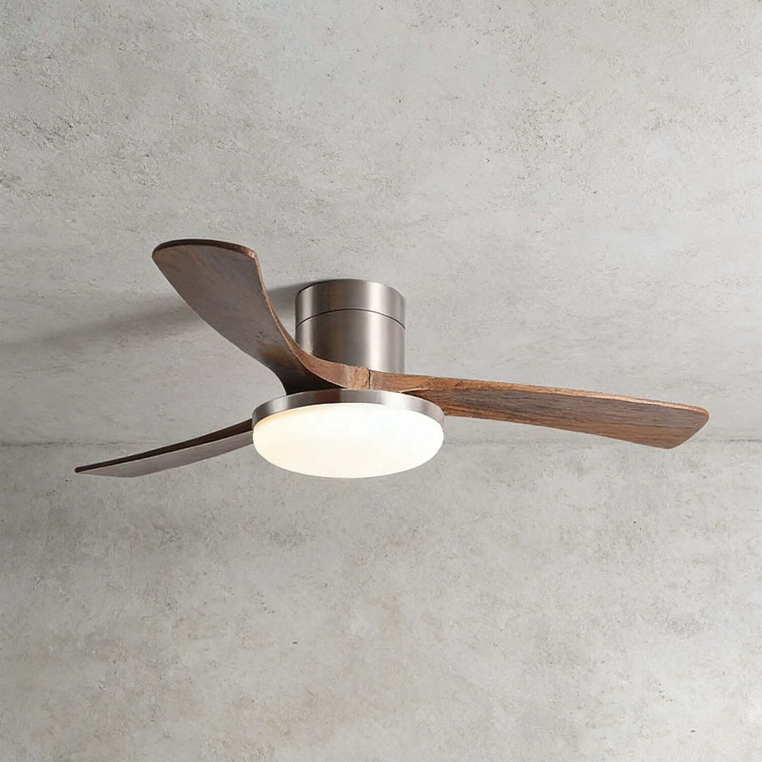 Vostra Ceiling Fan Light - Modern French Wood Dining Light
