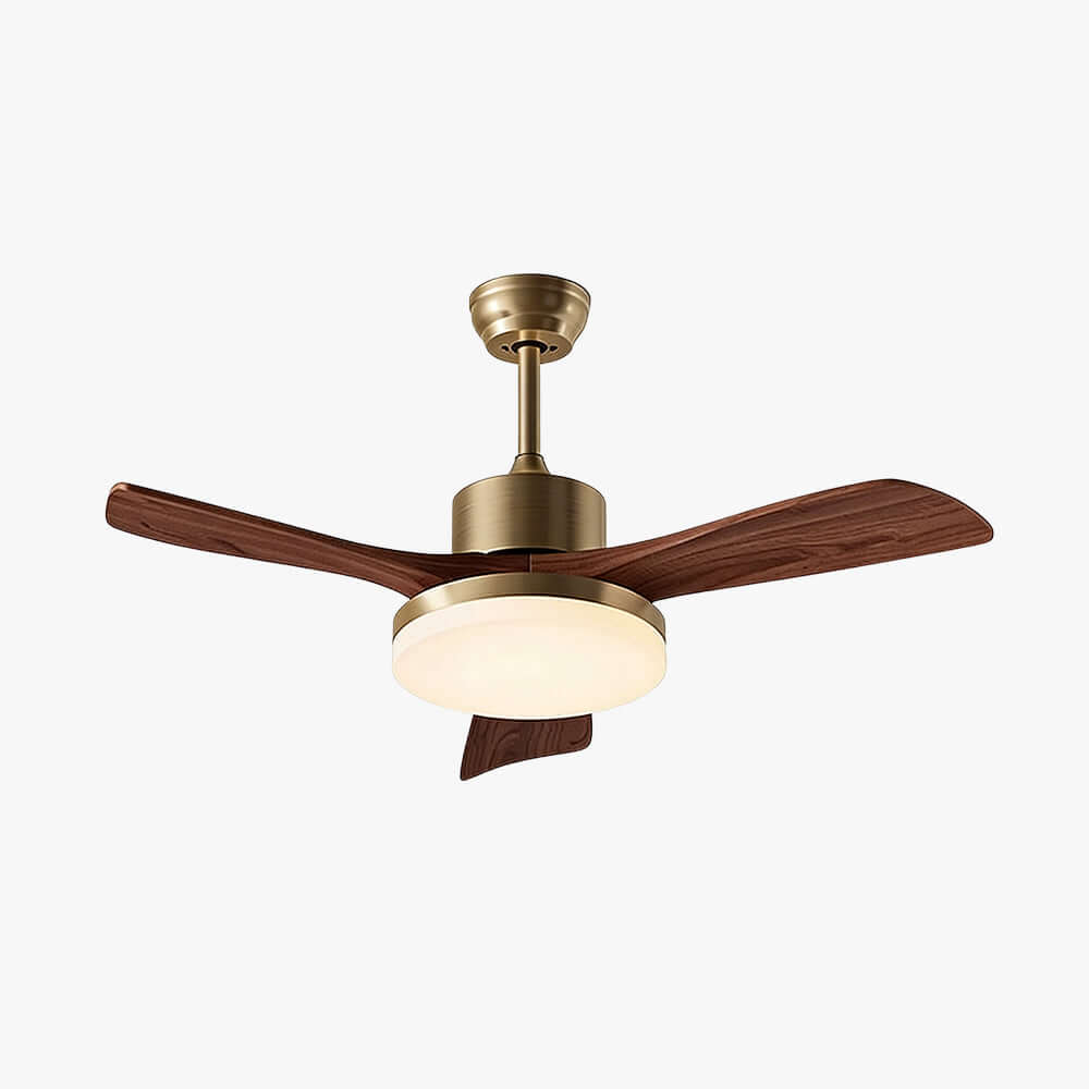 Vraxilo Ceiling Fan Light B | Mid-century Wood Fan Light