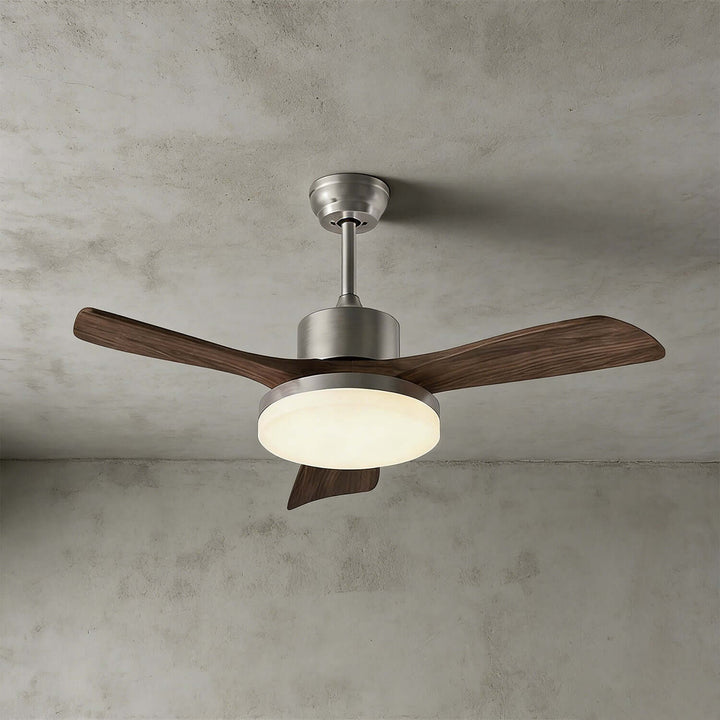 Vraxilo Ceiling Fan Light B | Mid-century Wood Fan Light