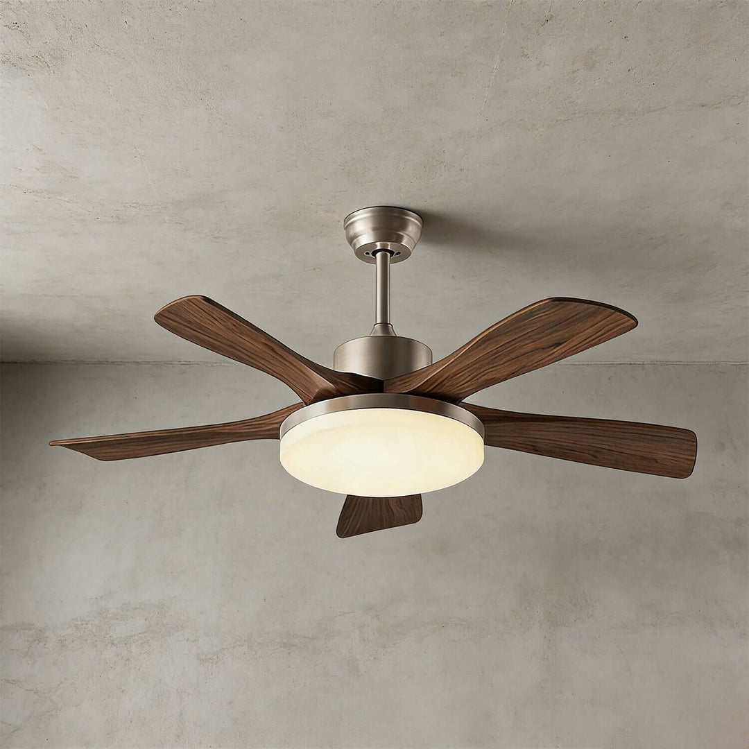 Vraxilo Ceiling Fan Light Style A | Scandi Wood Fan Light