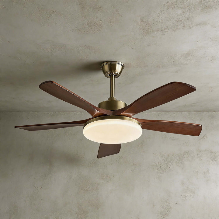 Vraxilo Ceiling Fan Light Style A | Scandi Wood Fan Light