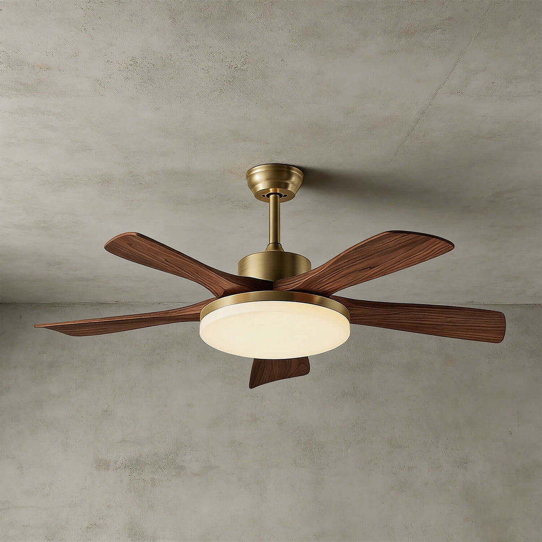 Vraxilo Ceiling Fan Light Style A | Scandi Wood Fan Light