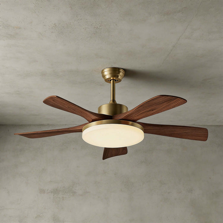 Vraxilo Ceiling Fan Light Style A | Scandi Wood Fan Light