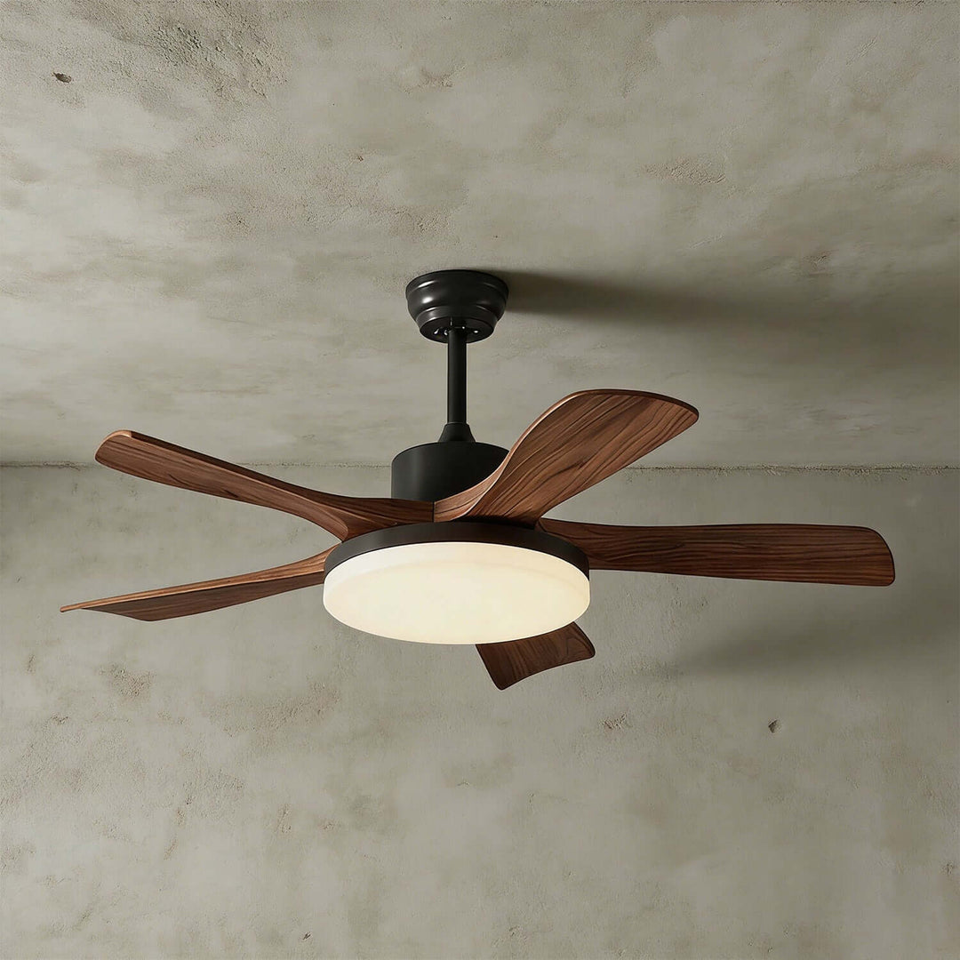 Vraxilo Ceiling Fan Light Style A | Scandi Wood Fan Light